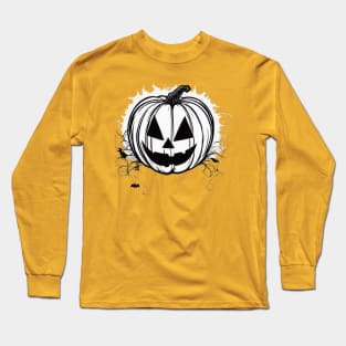 The smiling pumpkin Long Sleeve T-Shirt